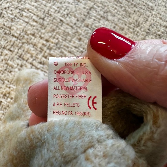 Vintage Ty Beanie Baby Scat the Cat Stuffed Animal Kids Collectible Unisex 1999 - Picture 7 of 9